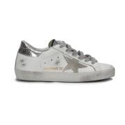 Suede Logo Low Lace-Up Sneakers