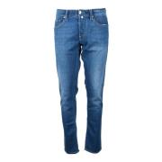 Slim Fit Bomuld Bland Jeans