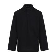 Langærmet poloshirt