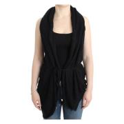 Ærmeløs Strik Cardigan Vest