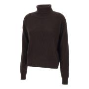 Brun Uld Silke Kashmir Sweater