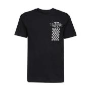 Ribbet Crew-neck T-shirt med Print