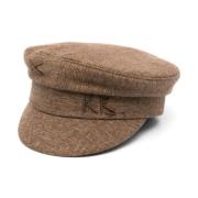 Broderet Logo Baker Hat Brun