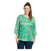 Blomstret A-Shape Bluse