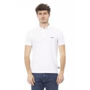 Bomulds polo shirt med broderi