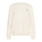 Broderet Sweatshirt Ice