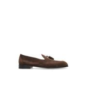 Suede sko Tassel type loafers