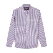 Slim Fit Gingham Skjorte