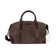 Suede Dark Brown Weekend Bag