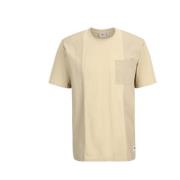 Beige Bomulds T-shirt