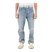 Straight Leg Denim Jeans