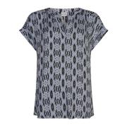 Nina T-Shirt Top Light Blue