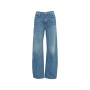 Blå Wide Leg Jeans The Dodger