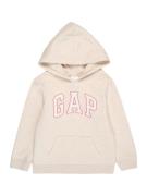 GAP Sweatshirt  beige-meleret / pink / hvid