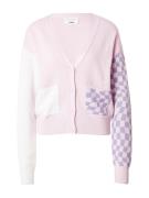 florence by mills exclusive for ABOUT YOU Cardigan 'Cherished'  lilla / lys pink / hvid
