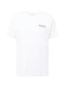 ALPHA INDUSTRIES Bluser & t-shirts 'Skylab Nasa T'  blå / orange / sort / hvid