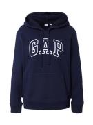 GAP Sweatshirt 'HERITAGE'  navy / hvid