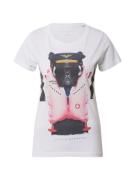 EINSTEIN & NEWTON Shirts 'Fly Dog'  lyserød / sort / hvid