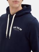 TOM TAILOR Sweatshirt  marin / sort / hvid