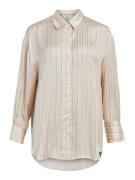 OBJECT Bluse 'Juna'  beige / sand / grå / orange