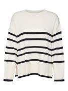 VERO MODA Pullover 'VMSaba'  beige / sort