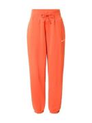 Nike Sportswear Bukser 'Phoenix Fleece'  mandarin / hvid