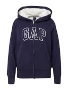 GAP Sweatjakke  navy / hvid