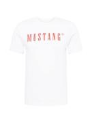 MUSTANG Bluser & t-shirts 'Alex'  mørkeorange / hvid