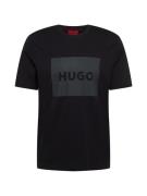 HUGO Bluser & t-shirts 'Dulive222'  mørkegrå / sort