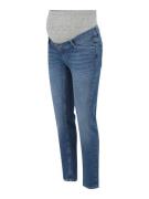 LOVE2WAIT Jeans 'Norah 32'  blue denim / grå-meleret