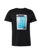 WESTMARK LONDON Bluser & t-shirts 'Roam'  aqua / lysegrå / sort