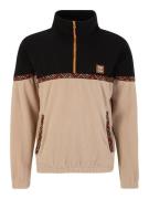 Iriedaily Sweatshirt 'Monte Noe'  beige / orange / rød / sort