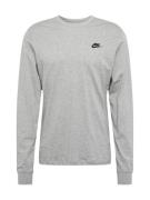 Nike Sportswear Bluser & t-shirts 'Club'  grå-meleret / sort
