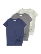 Abercrombie & Fitch Bluser & t-shirts  marin / grå-meleret / pastelgrøn