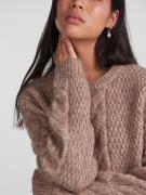 PIECES Pullover 'PCNina'  brun-meleret