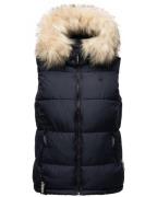 MARIKOO Vest 'Eisflöckchen'  lysebeige / navy