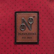NAVAHOO Overgangsjakke 'Wekoo'  brun / rød / sort