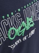 Jack & Jones Junior Shirts 'Tribeca'  navy / grøn / hvid