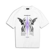 MJ Gonzales Bluser & t-shirts 'The Truth V.1'  lilla / sort / hvid
