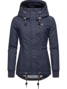 Ragwear Vinterjakke 'Danka'  navy / hvid