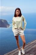 LASCANA Sweatshirt  creme / gul / greige