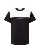 Calvin Klein Jeans Bluser & t-shirts  sort / offwhite