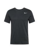 NIKE Funktionsskjorte  sort / hvid