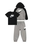 Nike Sportswear Sæt  grå-meleret / sort / hvid