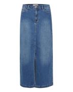 Cream Nederdel 'Ebba'  blue denim