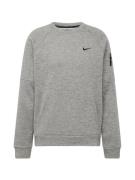 NIKE Sportsweatshirt  grå-meleret / sort