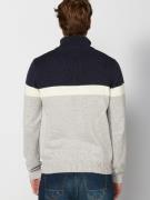 KOROSHI Pullover  beige / navy / lysegrå