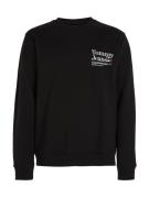 Tommy Jeans Sweatshirt  rød / sort / hvid
