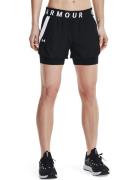 UNDER ARMOUR Sportsbukser 'Play Up'  sort / hvid