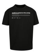 Lost Youth Bluser & t-shirts 'Influenced'  sort / hvid